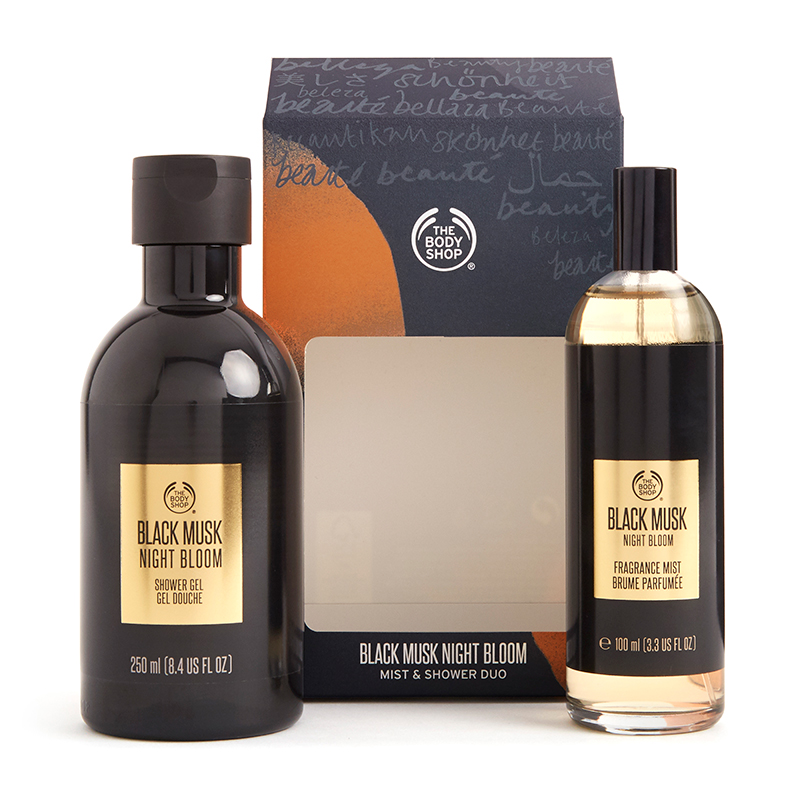 Black musk mist discount and shower duo