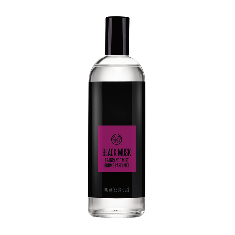 body shop black musk shower gel